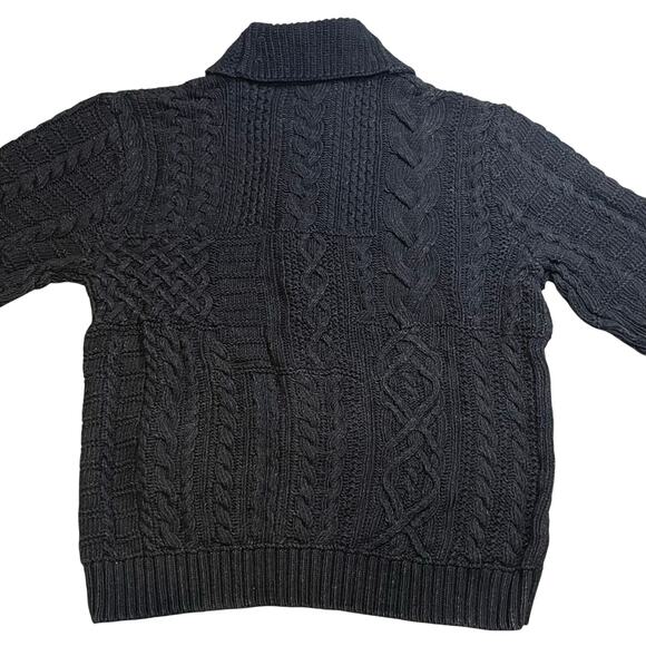 Ralph Lauren Mens Cardigan XXL Chunky Cable Knit Designer Luxury Preppy Gift - Picture 4 of 8